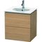 Duravit Waschtischunterbau L-CUBE 419x520x550mm europäische eiche