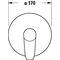 Duravit Fertigmontage-Set B.1 für Unterputz-Brausemischer chrom