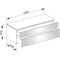 Keuco Sideboard EDITION 400 Hö 180/270mm 1400x472x535mm we hgl/ant k