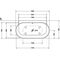 Duravit Whirlwanne LUV 1800x950mm Vorwandver 2 RS we Air-System
