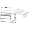 Duravit Konsolenunterschrank DURASTYLE 512x600x548mm taupe