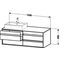 Duravit Waschtischunterbau KETHO 550x1400x496mm Becken rechts taupe