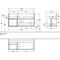 V&B Waschtischunterschrank FINION 1196x591x498mm Regalele. go ma bl Matt