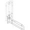 Hewi Stützklappgriff SERIE 801 drehb m Polster d= 33mm 700mm apfelgrün