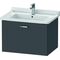 Duravit Waschtischunterbau XBASE 1 Auszug 448x650x468mm graphit matt