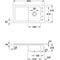 V&B Spüle TIMELINE 50 900x510mm Handbet. stone white