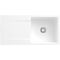 V&B Einbauspüle SILUET 60 FLAT 980x490mm Handbet. stone white