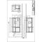 V&B Waschtischunterschrank FINION 1200x603x501mm Regal glos. wh glos. wh