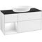 V&B Waschtischunterschrank FINION 1200x603x501mm Regal glos. wh glos. wh