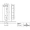 V&B Spiegelregal SUBWAY 3.0 450x1700x300mm Regal re Brilliant White