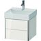Duravit Waschtischunterbau XSQUARE 397x484x460mm 2 Schubk weiß hochglanz