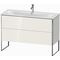 Duravit Waschtischunterbau XSQUARE 840x1210x478mm, 2 Auszüge weiß hochglanz