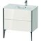 Duravit Waschtischunterbau XVIU 594x810x480mm Prof. sw ma weiß hochglanz