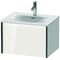 Duravit Waschtischunterbau XVIU 397x610x480mm Prof. sw ma weiß hochglanz