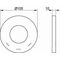 Keuco Wandrosette IXMO f IXMO Vent u Thermostat-Brausemischer s