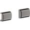 Abdeckung AXOR UNIVERSAL für Reling polished black chrome