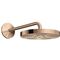 Kopfbrause 280 1jet AXOR ONE mit Brausearm polished red gold