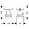 2-Loch Wannenrandarmatur AXOR CITTERIO DN 15 m Therm. m Kreuzgr. bru bl chrome
