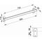 Keuco Haltegriff AXESS silber-eloxiert 800mm