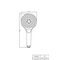V&B Handbrause VERVE SHOWERS 114x62x249mm, rund matt black