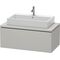 Duravit Waschtischunterbau L-CUBE 1020x547mm 1 Ausz. we ma ES NB mitte