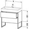 Duravit Waschtischunterbau XSQUARE 584x731x460mm 2 Au we sdm ES NB mitte