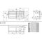 V&B Waschtischunterschrank COLLARO 120x54,8x50cm WT re m LED-B. Glossy Grey