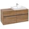 V&B Waschtischunterschrank COLLARO 120x54,8x50cm WT re Kansas Oak