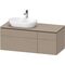 Duravit Waschtischunterbau L-CUBE 1220x482x550mm we hgl ES Ahorn links