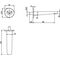 V&B Wannenauslauf ANTAO 85x84x223mm, für Wandmontage chrom