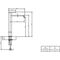 VB Einhebel-WT-Arm. erhöht Dawn 38x311x 203mm o Ablaufgarnitur BrushedNickelMatt
