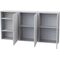 Hängeschrank H750xB1500xT200mm Vollblechtüren Stahlbl.lichtgrau/lichtgrau BEDRUN