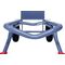 Stapelkarre m.Kufen H.1300mm Schaufel-L250xB320mm PU-Bereifung Trgf.300kg blau