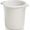 Kunststoffbehälter rd.40l HD-PE weiß D420xH445mm m.Außengriff CRAEMER
