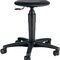 Drehhocker m.Rollen Kunstlederpolster schwarz Sitz-H.420-550mm TOPSTAR