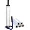 Stretchfolienset Stand.L300 mxB450mm 20 µm transp.m.1 Abroller u.6 Rl.