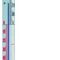 Fensterthermometer Messber.-50 b.50GradC H200xB23xT28mm Metall TFA - VPE: 10