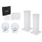EUROLITE Set 2x Stage Stand 100cm + 2x LED B-40 Strahleneffekt weiß