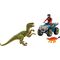 Flucht auf Quad vor Velociraptor