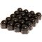 Radmuttern-Kappen 20 Stück Schwarz 17mm