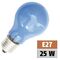 Glühlampe PHILOS A60 Speziallampe E27, 230V, 25W, stossfest, blau