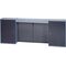 Werkzeugschrank H600xB1600xT200mm silber anth.4 Lochrückwände,2 Türen