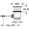 Grohe Ablaufgarnitur chr-gold