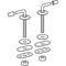 Geberit Edelstahlscharnier p zu WC-Sitz 573370/573371/573372/573373