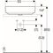 Geberit Aufsatzwaschtisch VariForm ov 55x40cm o HL ohne Überlauf weiß KT
