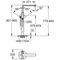 Grohe Einhand-Wannenbatterie LINEARE 1/2Zoll Bod. ha graph gebü