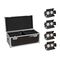 EUROLITE Set 4x LED CBB-2 WW/CW Fairlight + Case
