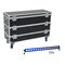 EUROLITE Set 12x LED IP T-Bar 16 QCL Leiste + Case mit Rollen
