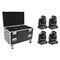 FUTURELIGHT Set 4x DMH-160 MK2 + Case mit Rollen