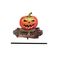 EUROPALMS Halloween Bodenstecker Kürbis "KEEP OUT", 50cm